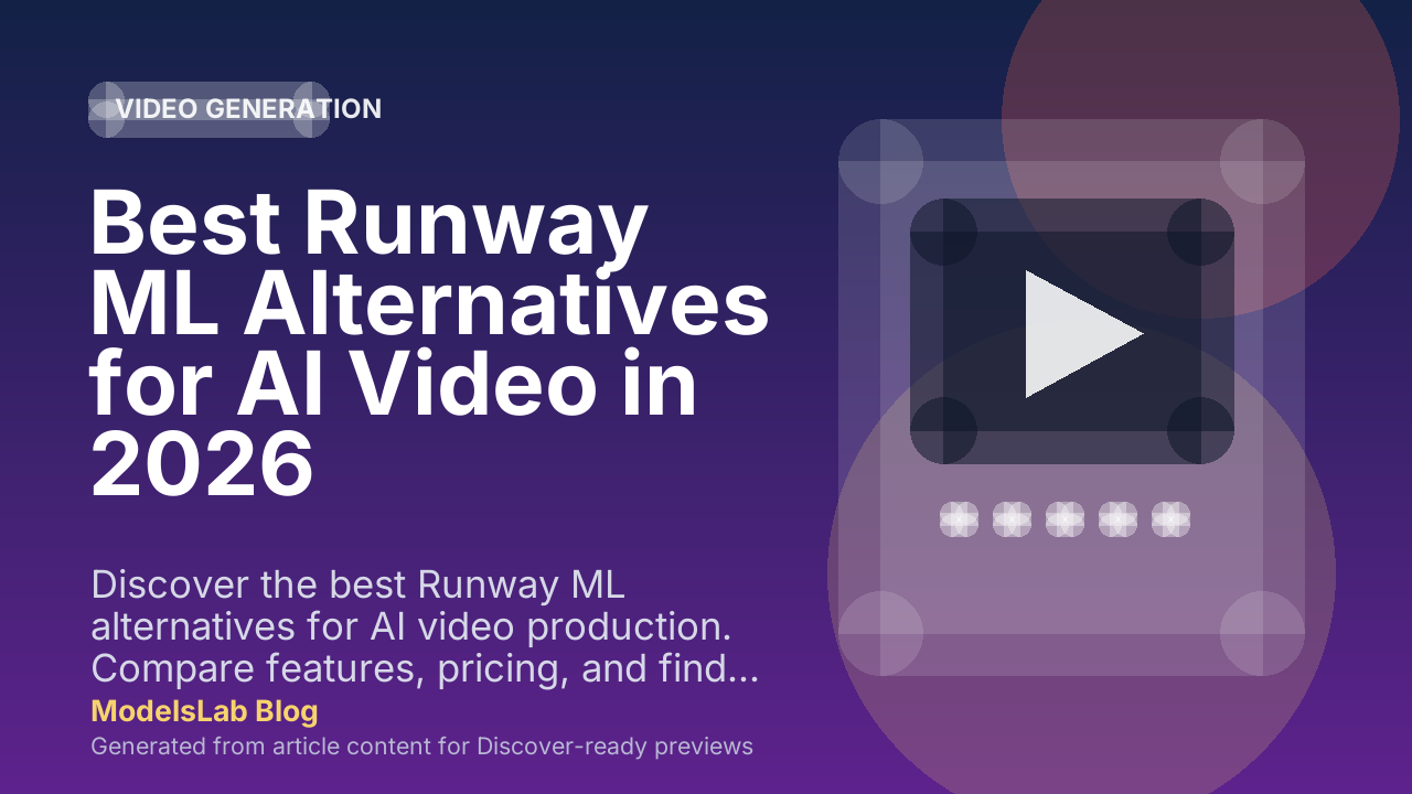 Best Runway ML Alternatives for AI Video in 2026