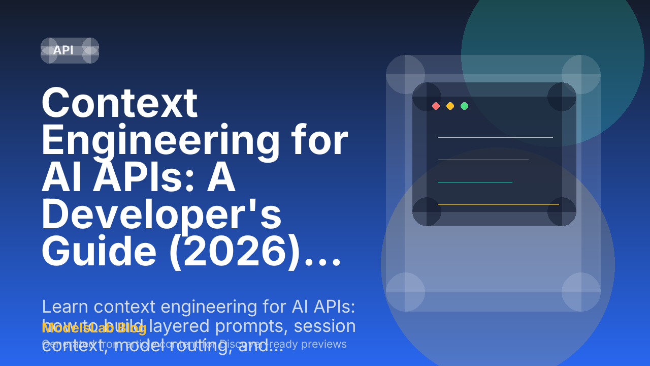 Context Engineering for AI APIs: A Developer's Guide (2026)