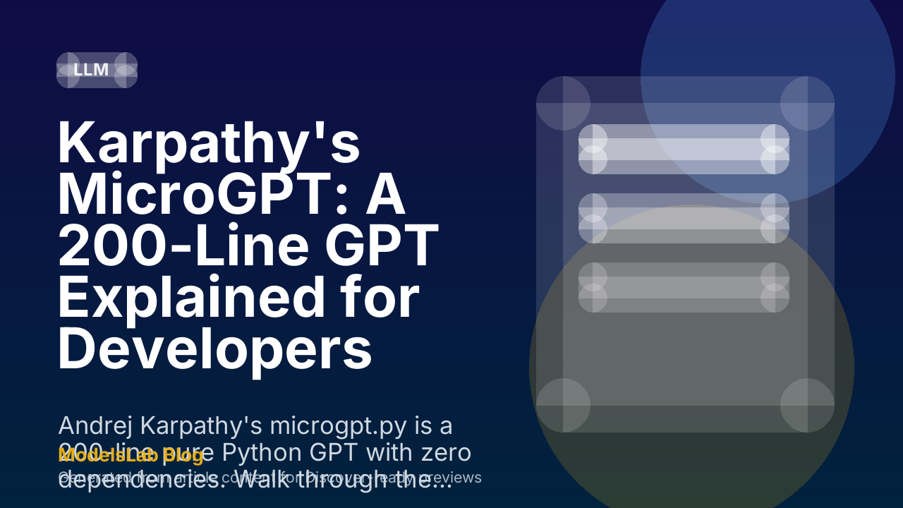 Karpathy's MicroGPT: A 200-Line GPT Explained for Developers