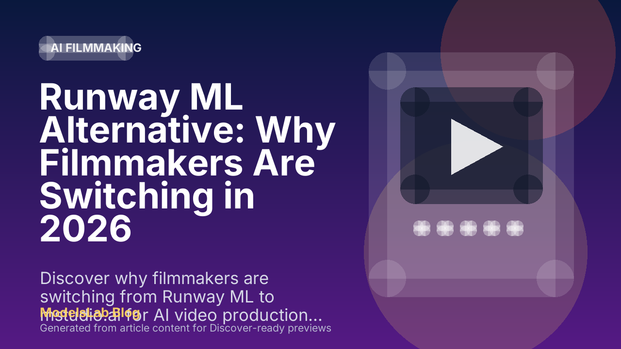 Runway ML Alternative: Why Filmmakers Are Switching in 2026